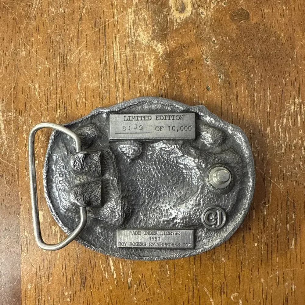 Roy Rogers 50th Anniversary King Of The Cowboys Belt Buckle Limited Edition 8139